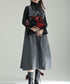 Bow Strap Wool Dress